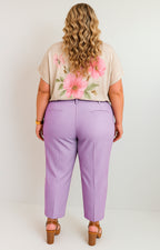Pantalon lila liso - PANTALON Boutiquemirel 