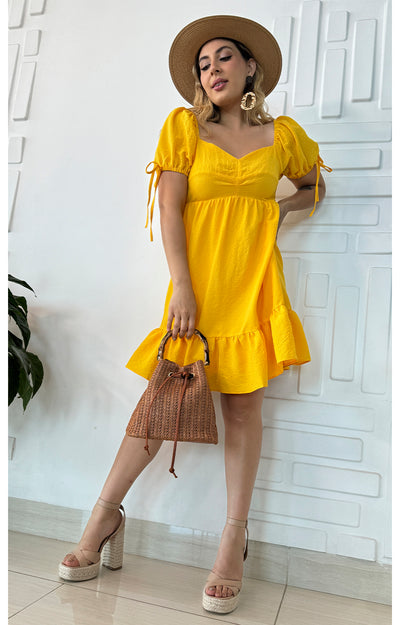 Vestido amarillo - Boutiquemirel
