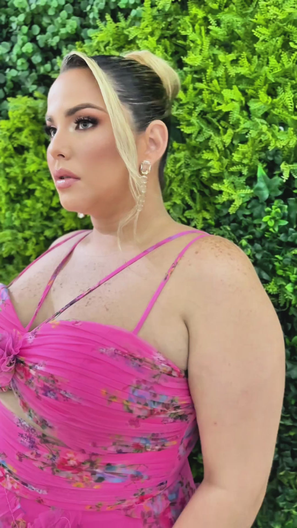 Vestido fucsia