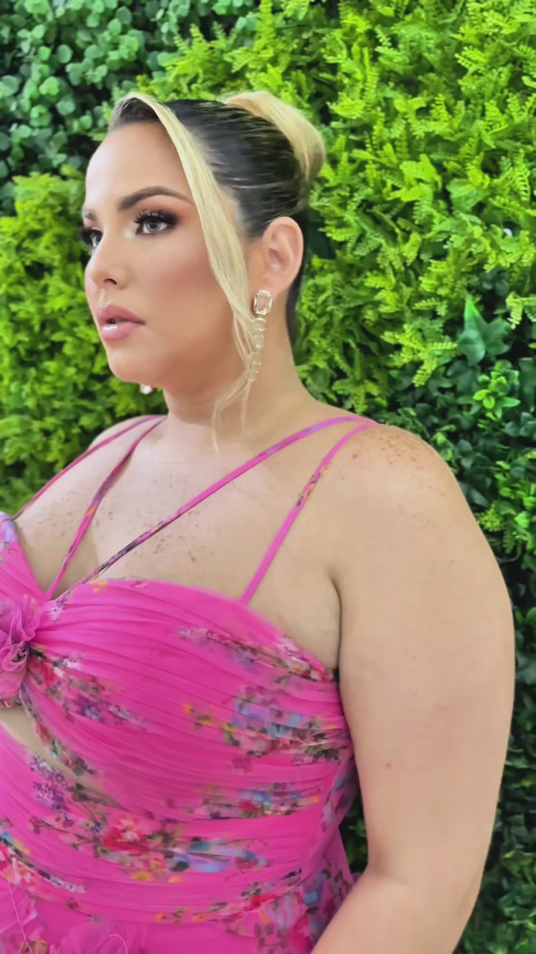 Vestido fucsia