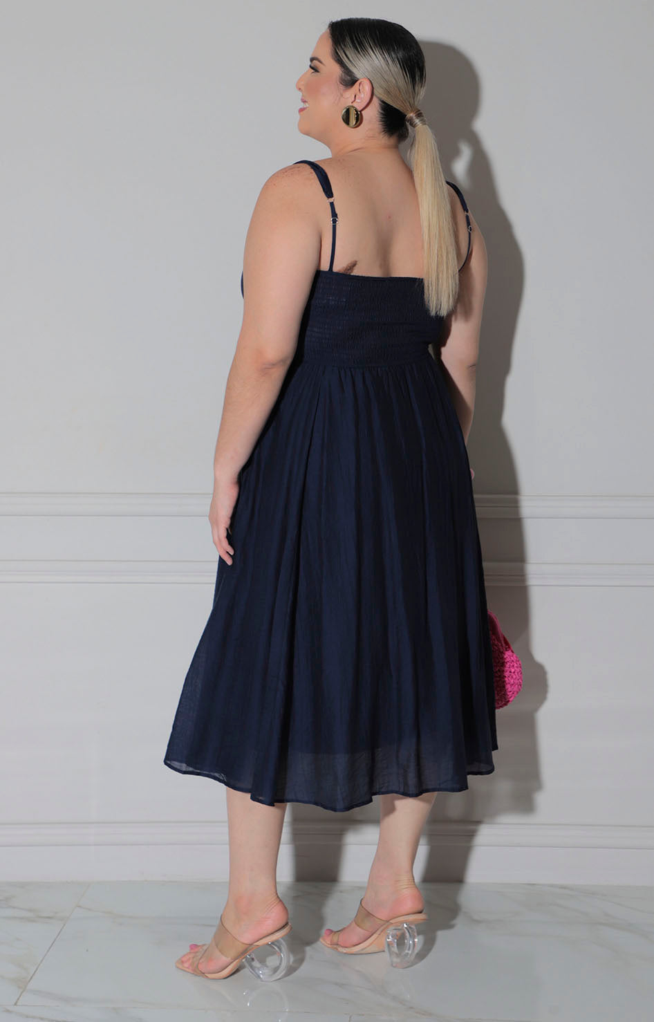 Vestido azul de tirantes - VESTIDO XL Boutiquemirel 