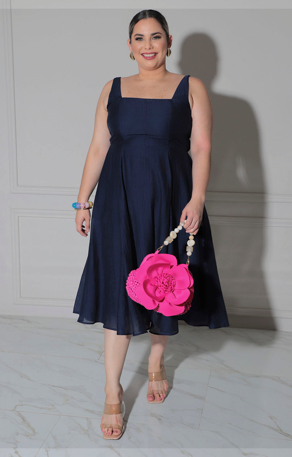 Vestido azul de tirantes - VESTIDO XL Boutiquemirel 