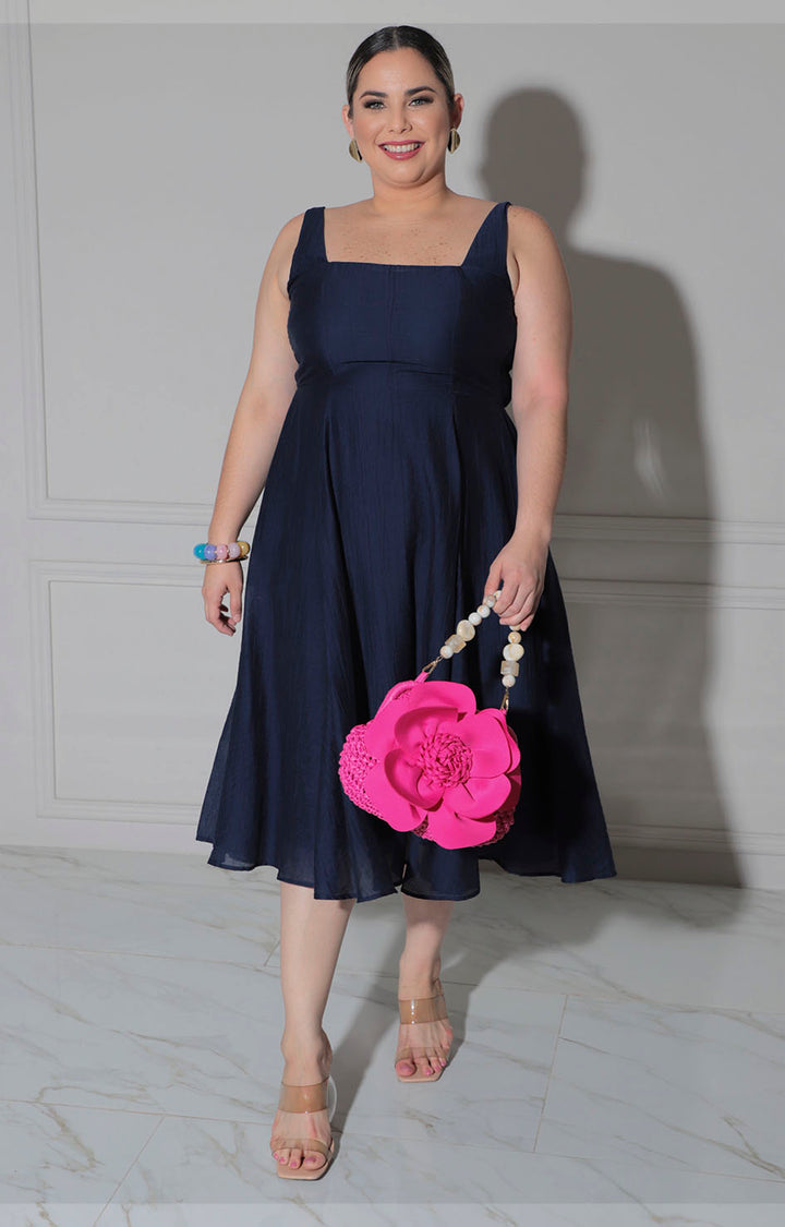 Vestido azul de tirantes - VESTIDO XL Boutiquemirel 
