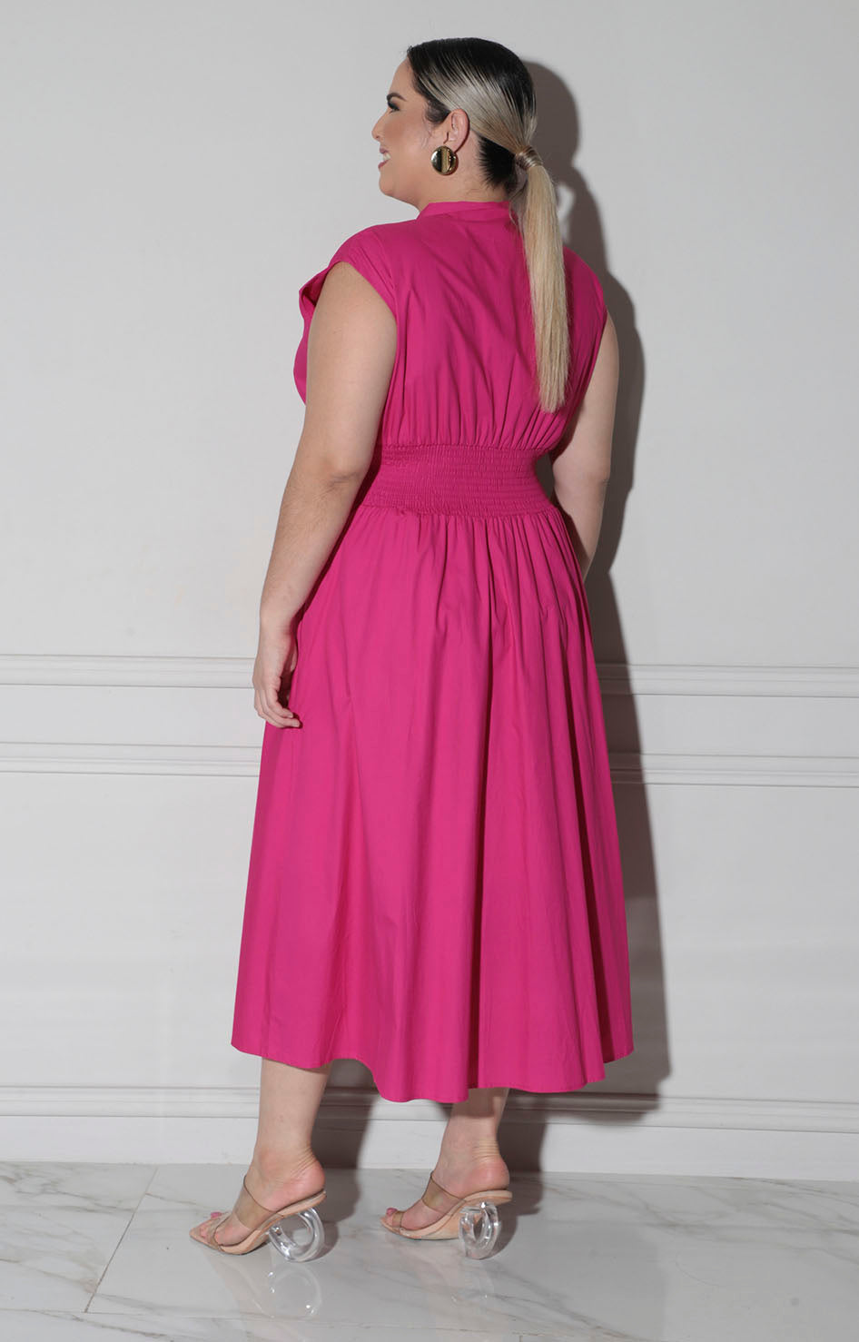 Vestido fucsia corto - VESTIDO XL Boutiquemirel 