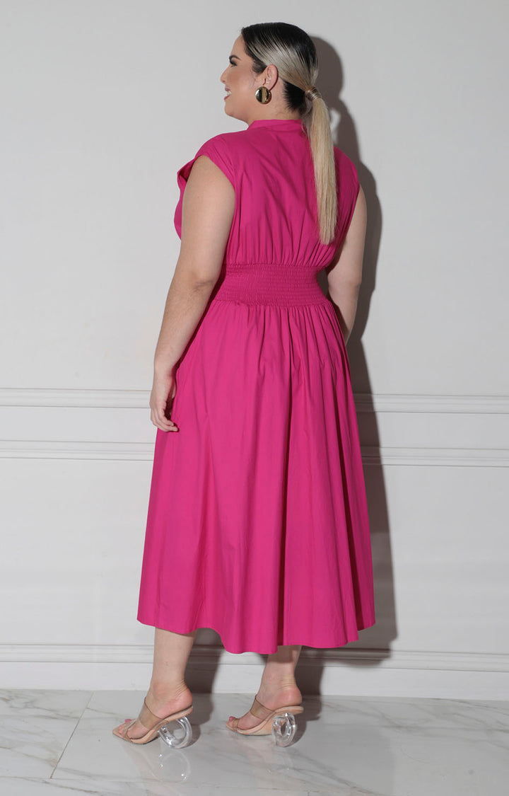 Vestido fucsia corto - VESTIDO XL Boutiquemirel 