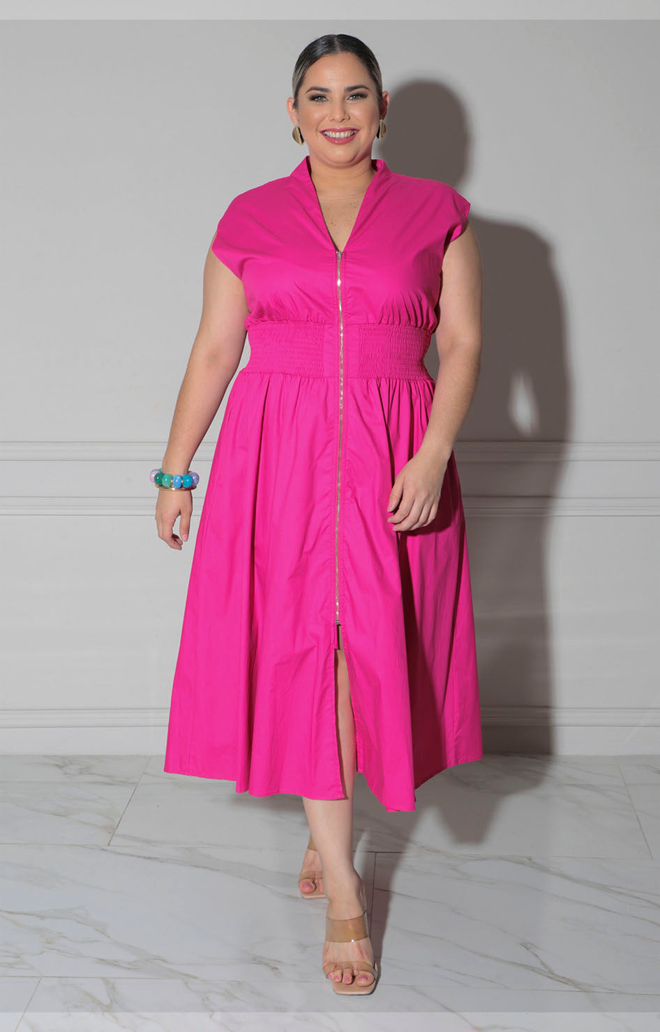 Vestido fucsia corto - VESTIDO XL Boutiquemirel 