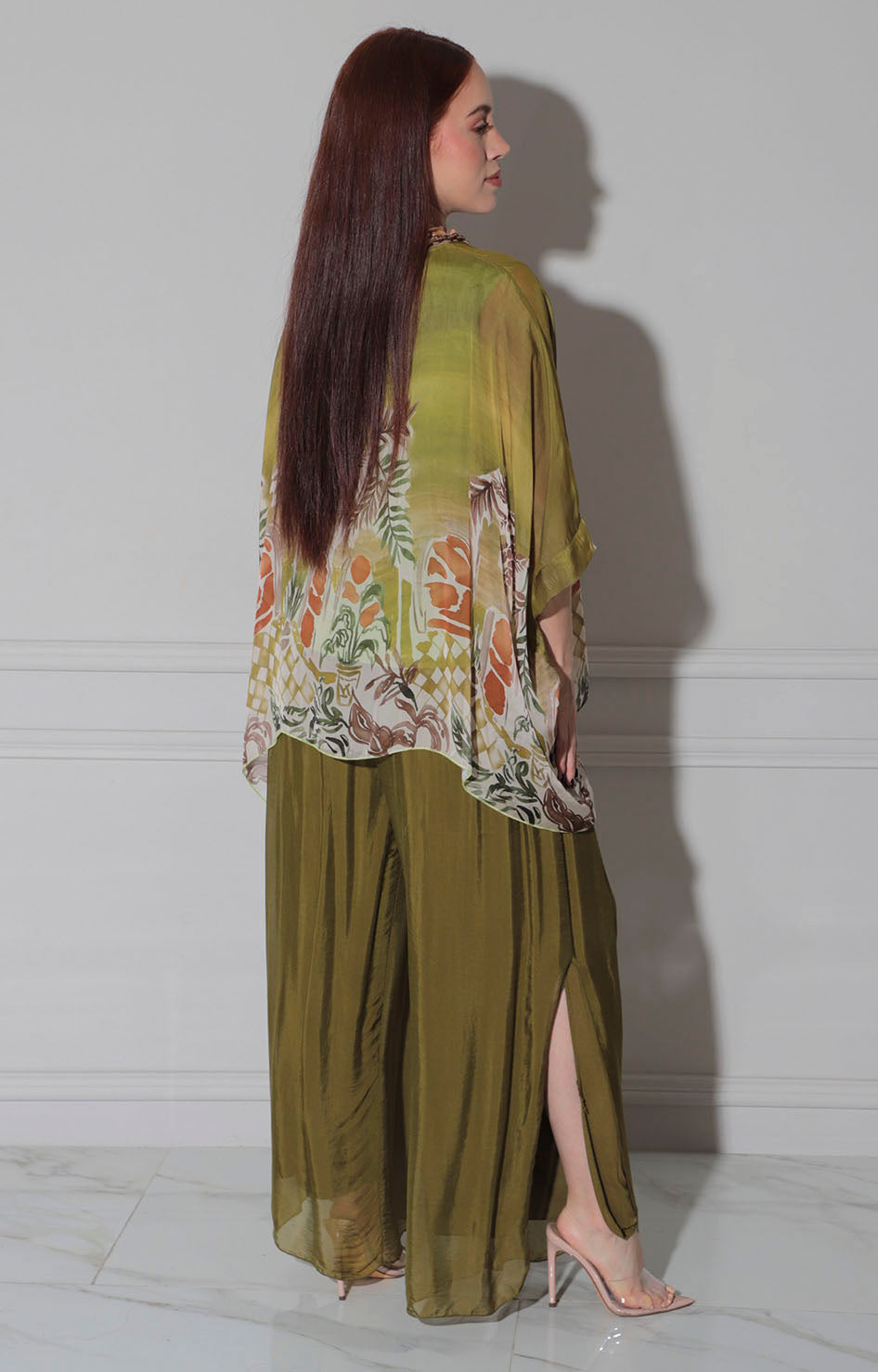 Conjunto verde estampado - CONJUNTO Boutiquemirel 