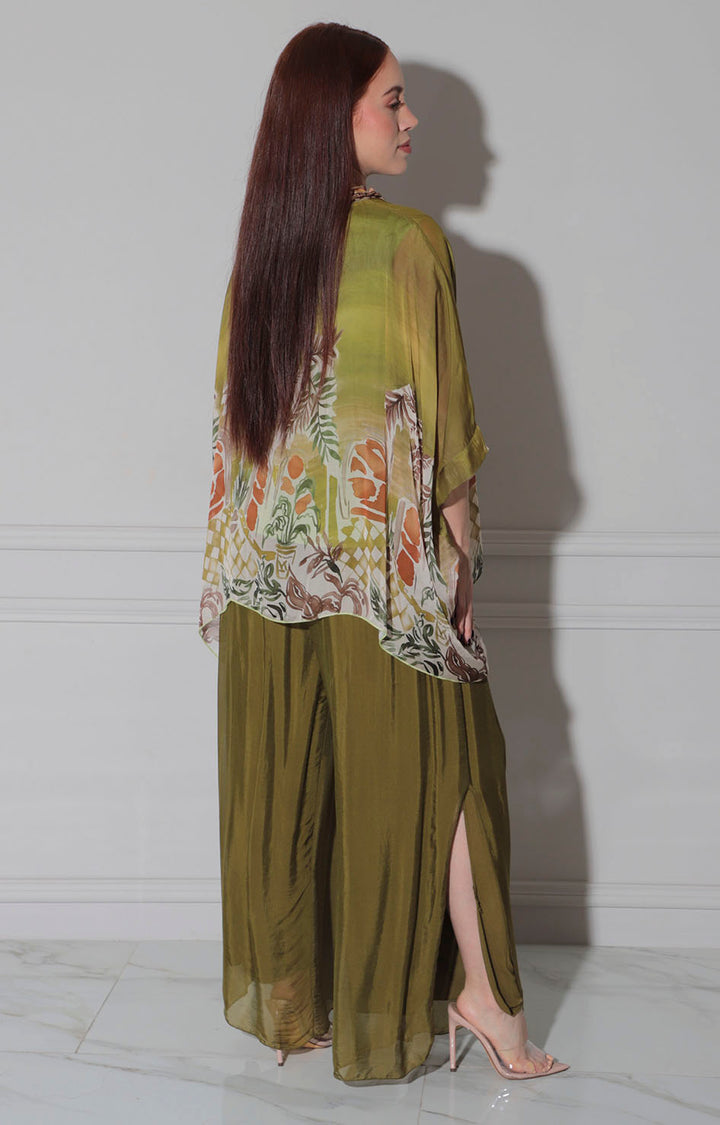 Conjunto verde estampado - CONJUNTO Boutiquemirel 