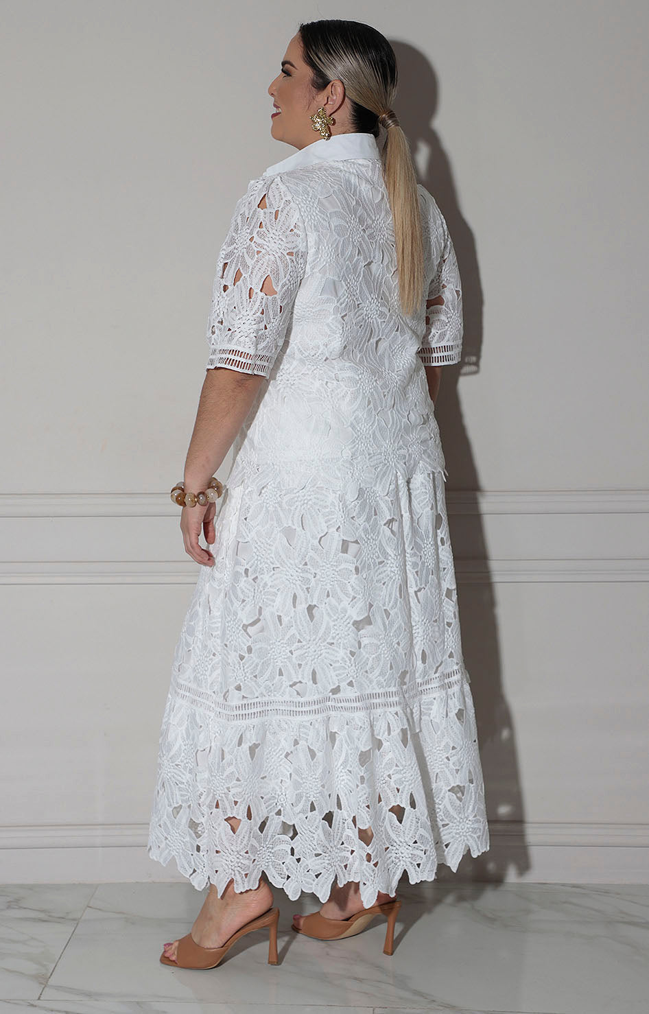 Conjunto blanco de guipiur - CONJUNTO CURVY Boutiquemirel 