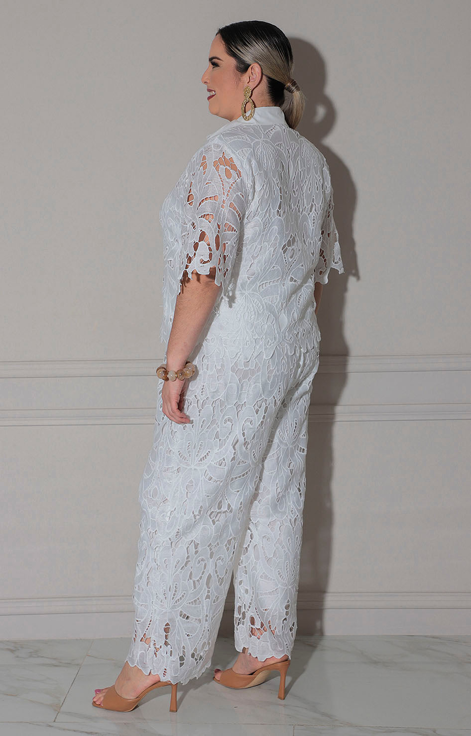 Conjunto blanco de guipiur - CONJUNTO CURVY Boutiquemirel 