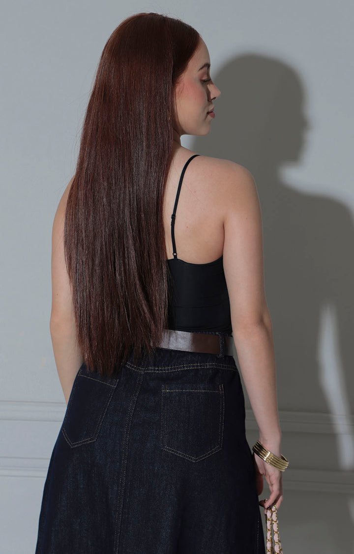 Panty blusa negra de tirantes - BLUSA Boutiquemirel 