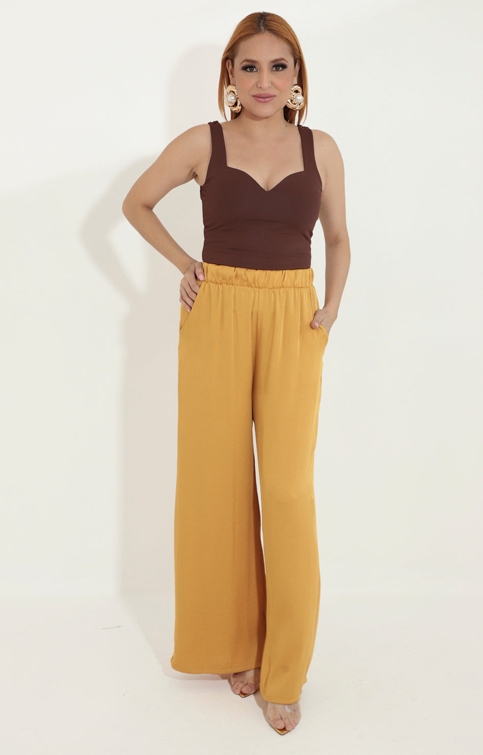 Pantalón mostaza - PANTALON Boutiquemirel 