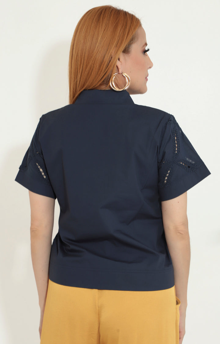Blusa azul marino - BLUSA Boutiquemirel 