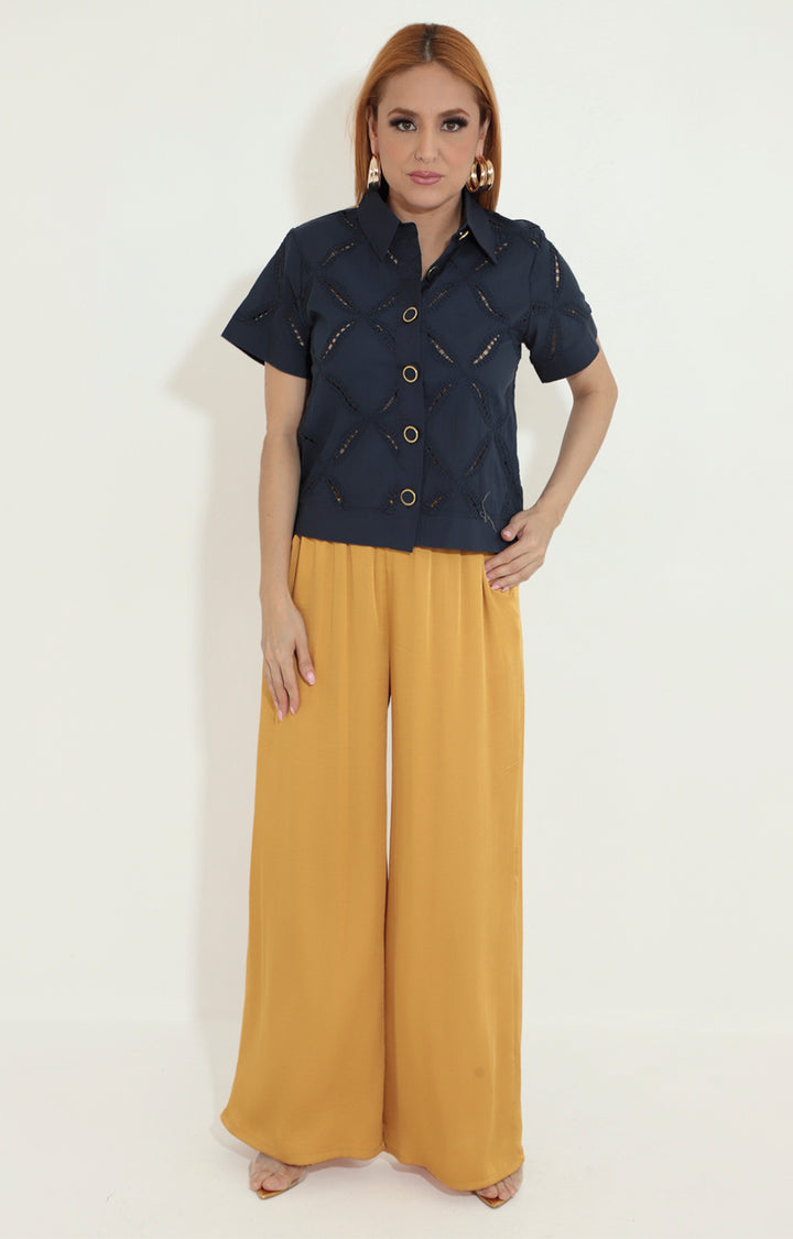 Blusa azul marino - BLUSA Boutiquemirel 