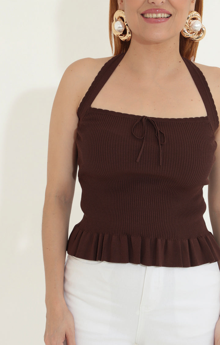 Blusa café - BLUSA Boutiquemirel 