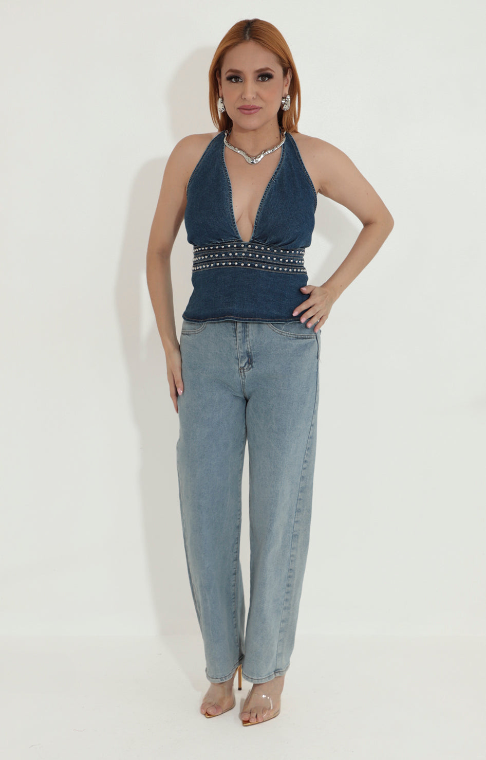 Blusa de mezclilla - BLUSA Boutiquemirel 