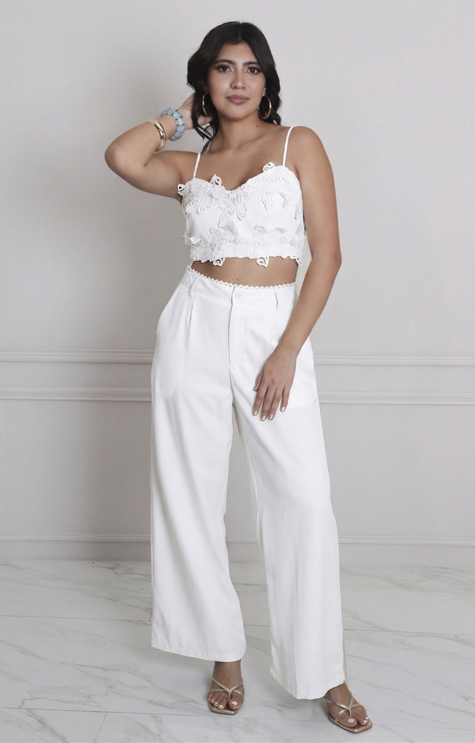 Conjunto de tirante con bordado - CONJUNTO REGULAR Boutiquemirel 