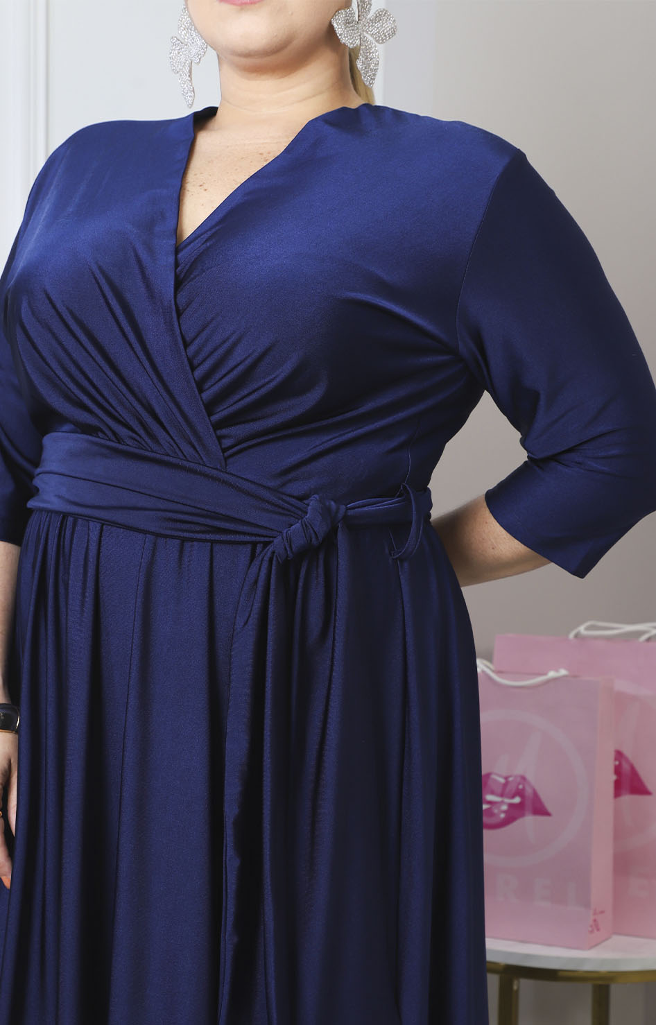 Vestido de lícra 3/4