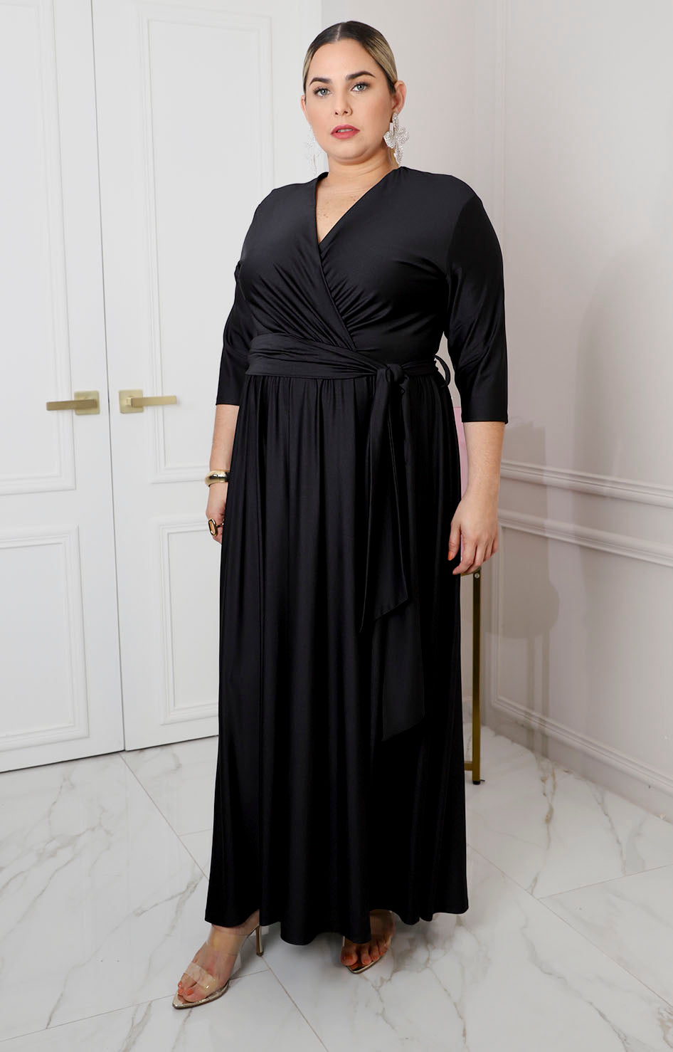 Vestido de lícra 3/4