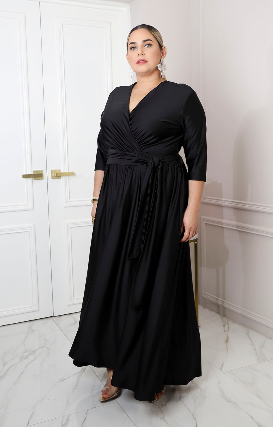 Vestido de lícra 3/4