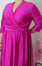 Vestido de lícra 3/4