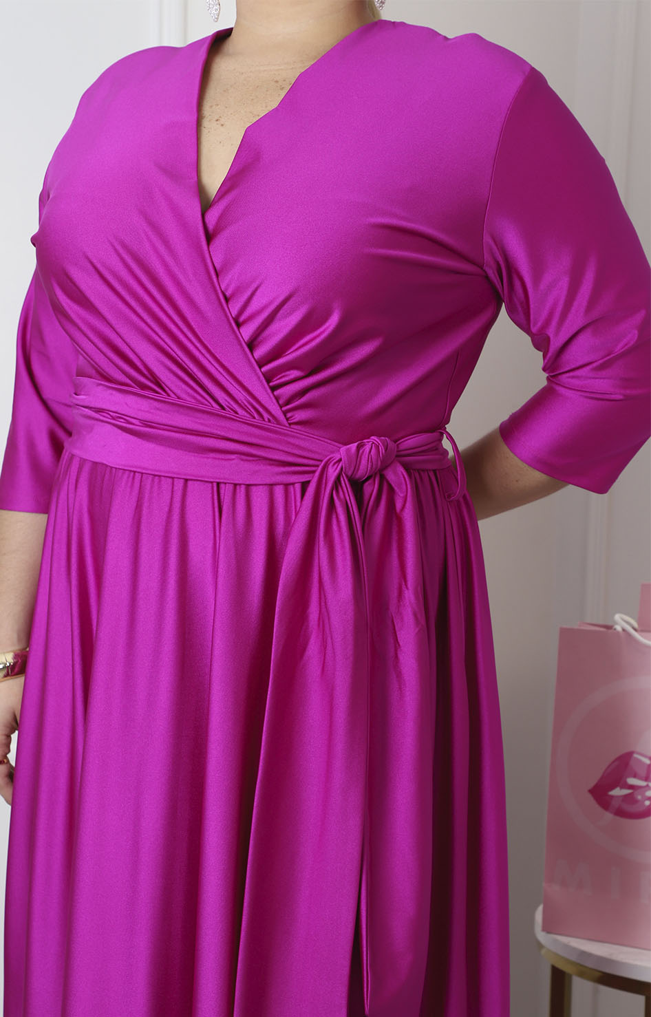 Vestido de lícra 3/4