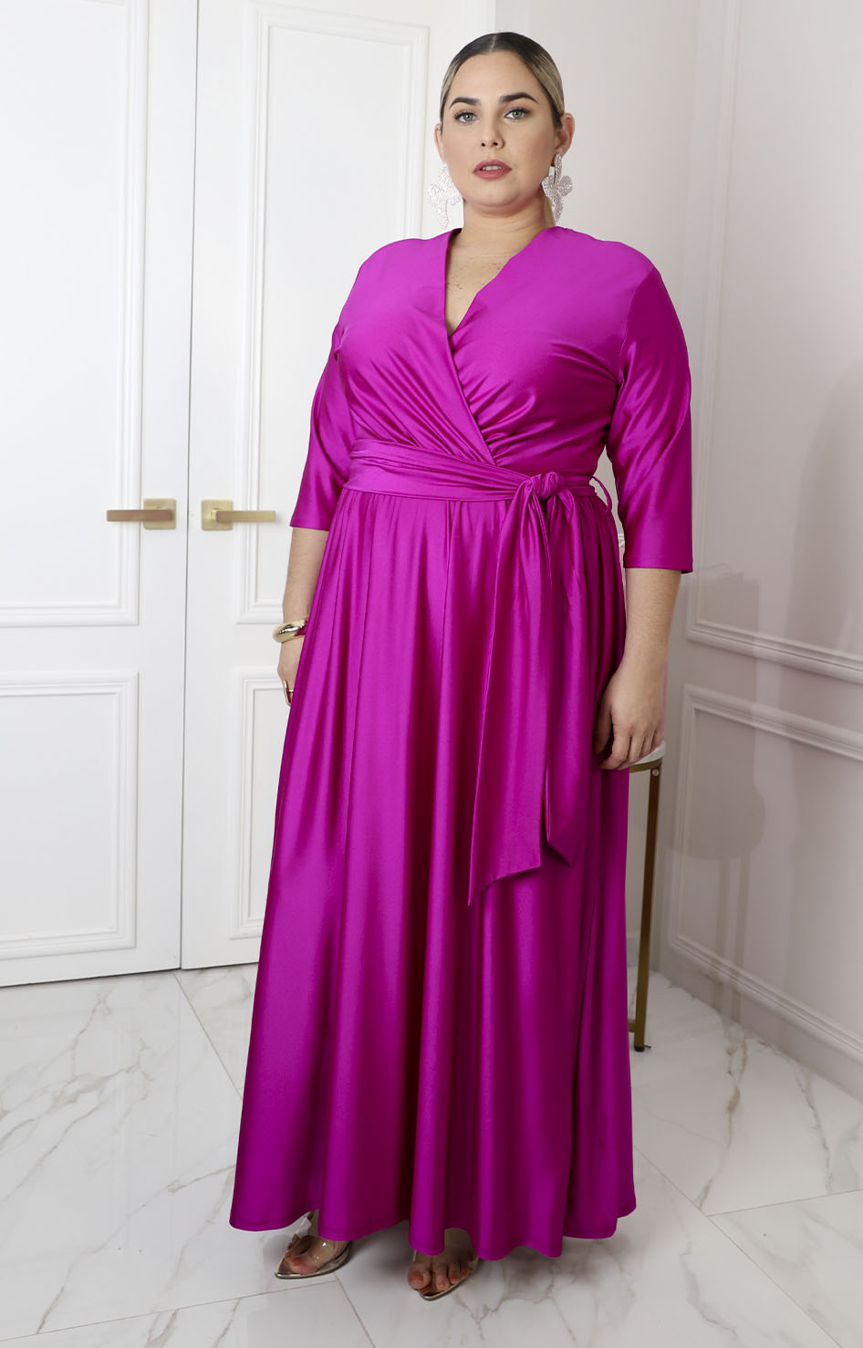 Vestido de lícra 3/4