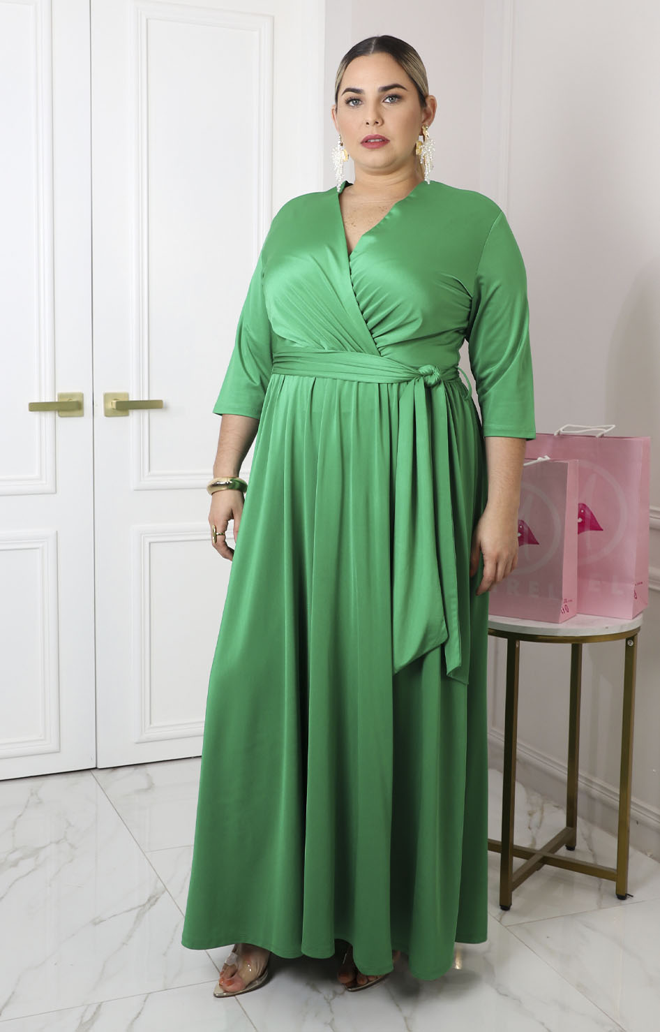 Vestido de lícra 3/4