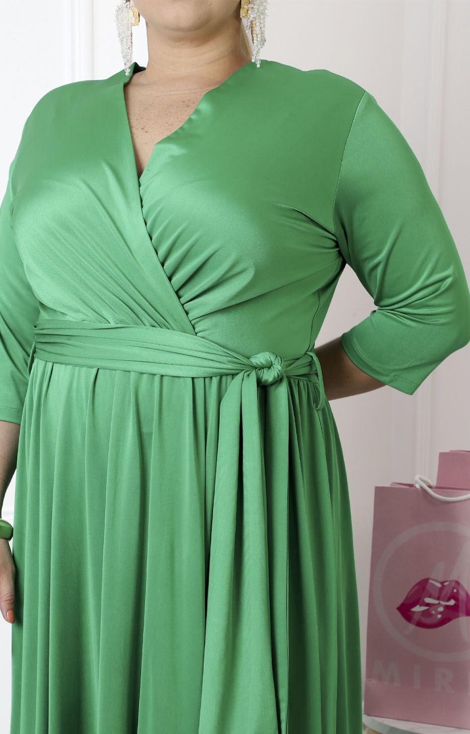Vestido de lícra 3/4