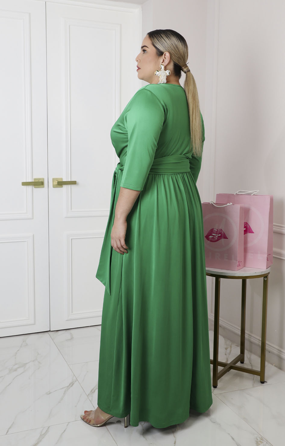 Vestido de lícra 3/4