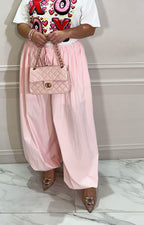Pantalón rosa tipo globo - PANTALON CURVY Boutiquemirel 
