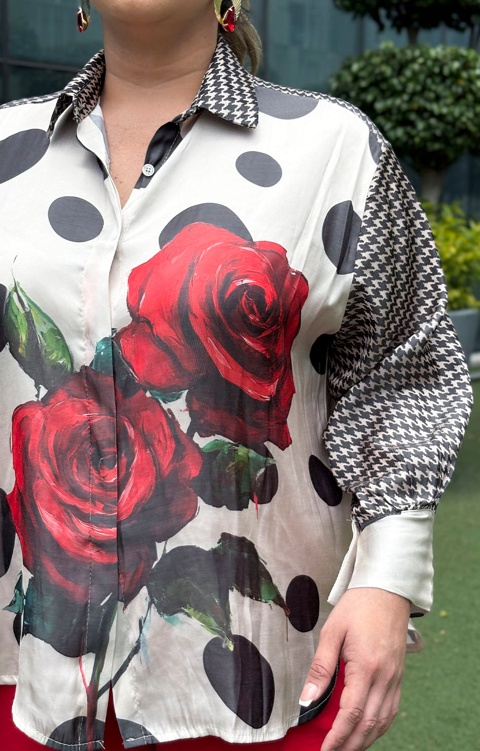 Camisera beige estampada - BLUSA XL Boutiquemirel 