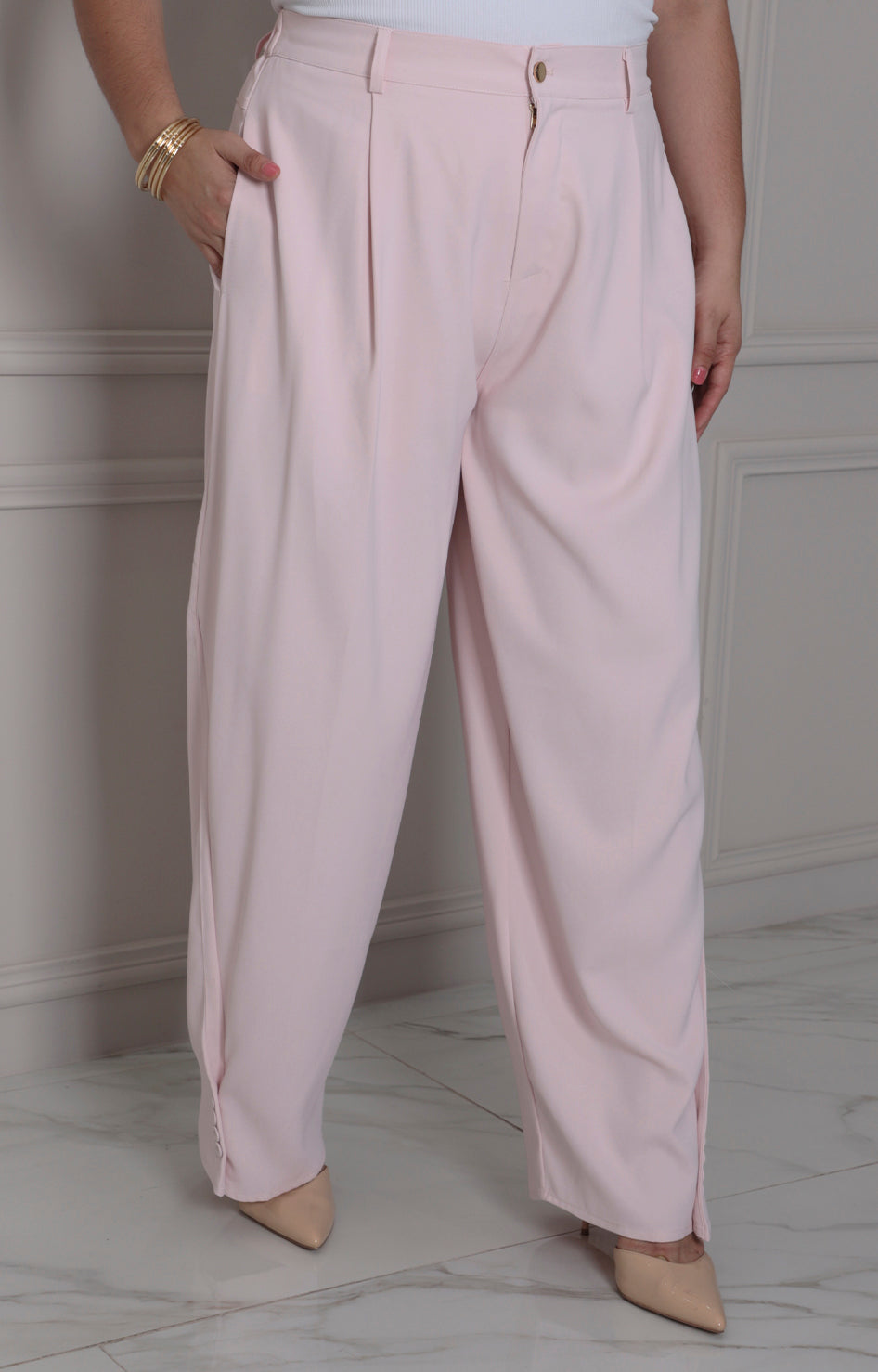 Pantalón  amplio - PANTALON CURVY Boutiquemirel 