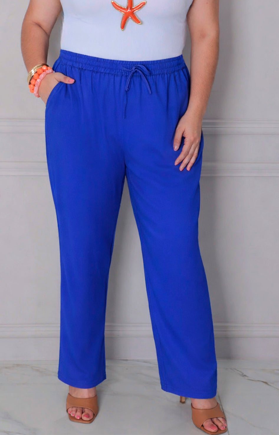 IA Pantalon recto con elàstico - PANTALON CURVY Boutiquemirel 