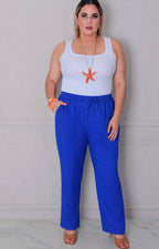 IA Pantalon recto con elàstico - PANTALON CURVY Boutiquemirel 