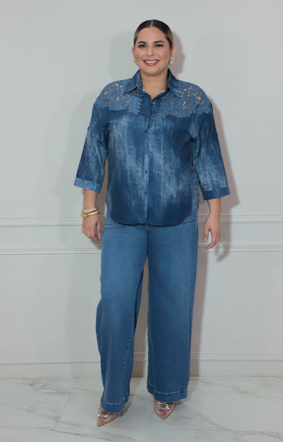 Camisera tie-dye azul - BLUSA Boutiquemirel 