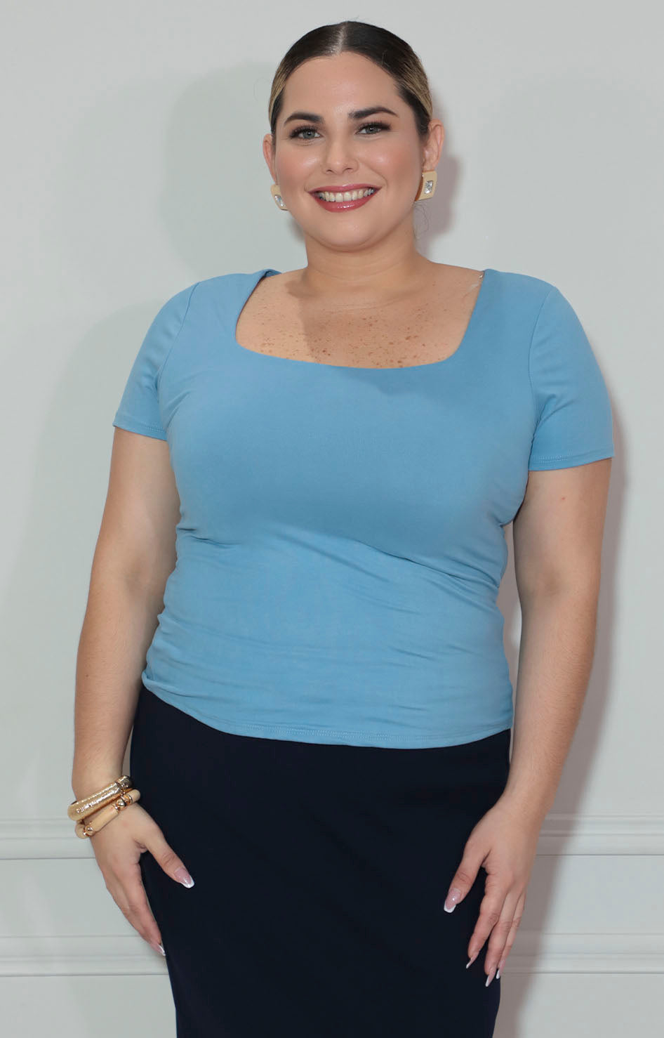 Blusa azul cielo - BLUSA XL Boutiquemirel 