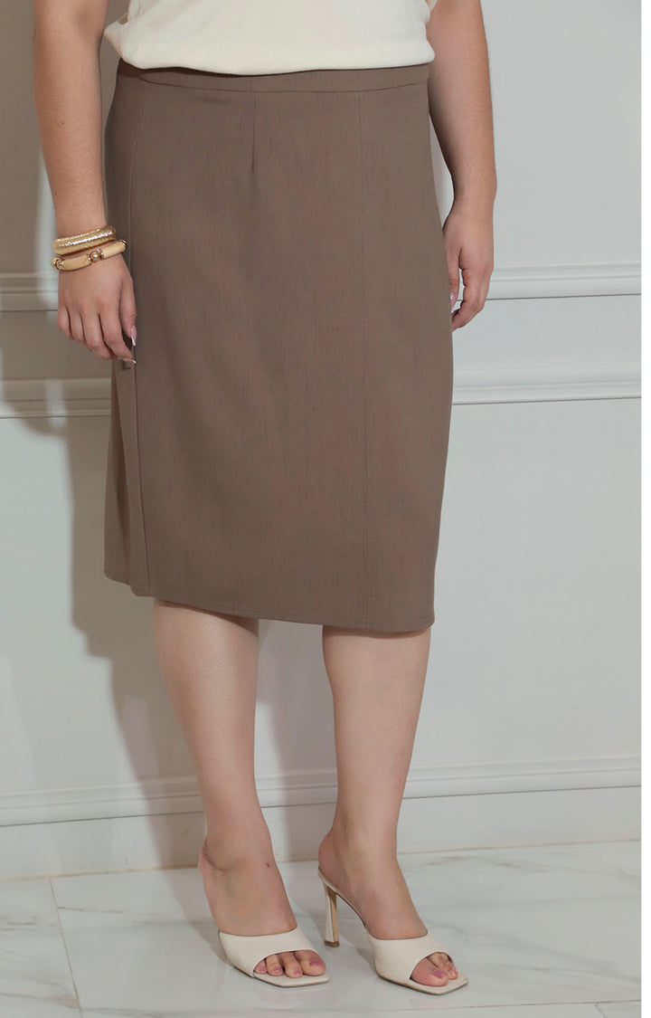 Falda café - FALDA Boutiquemirel 