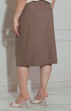 Falda café - FALDA Boutiquemirel 