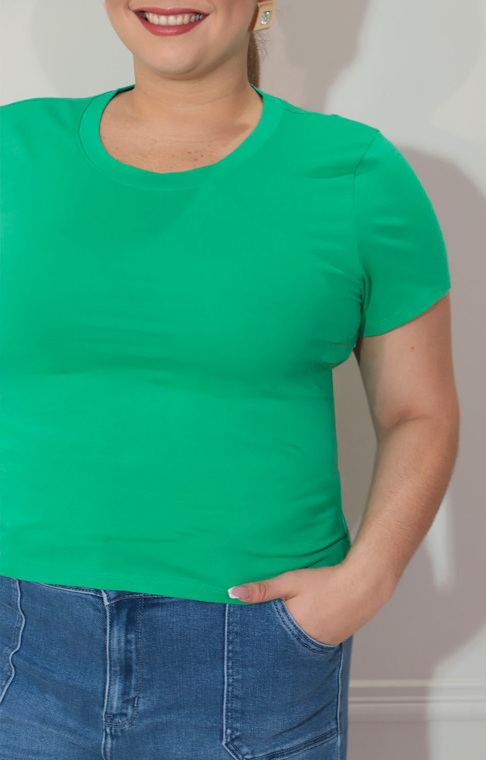 Blusa básica verde - BLUSA XL Boutiquemirel 