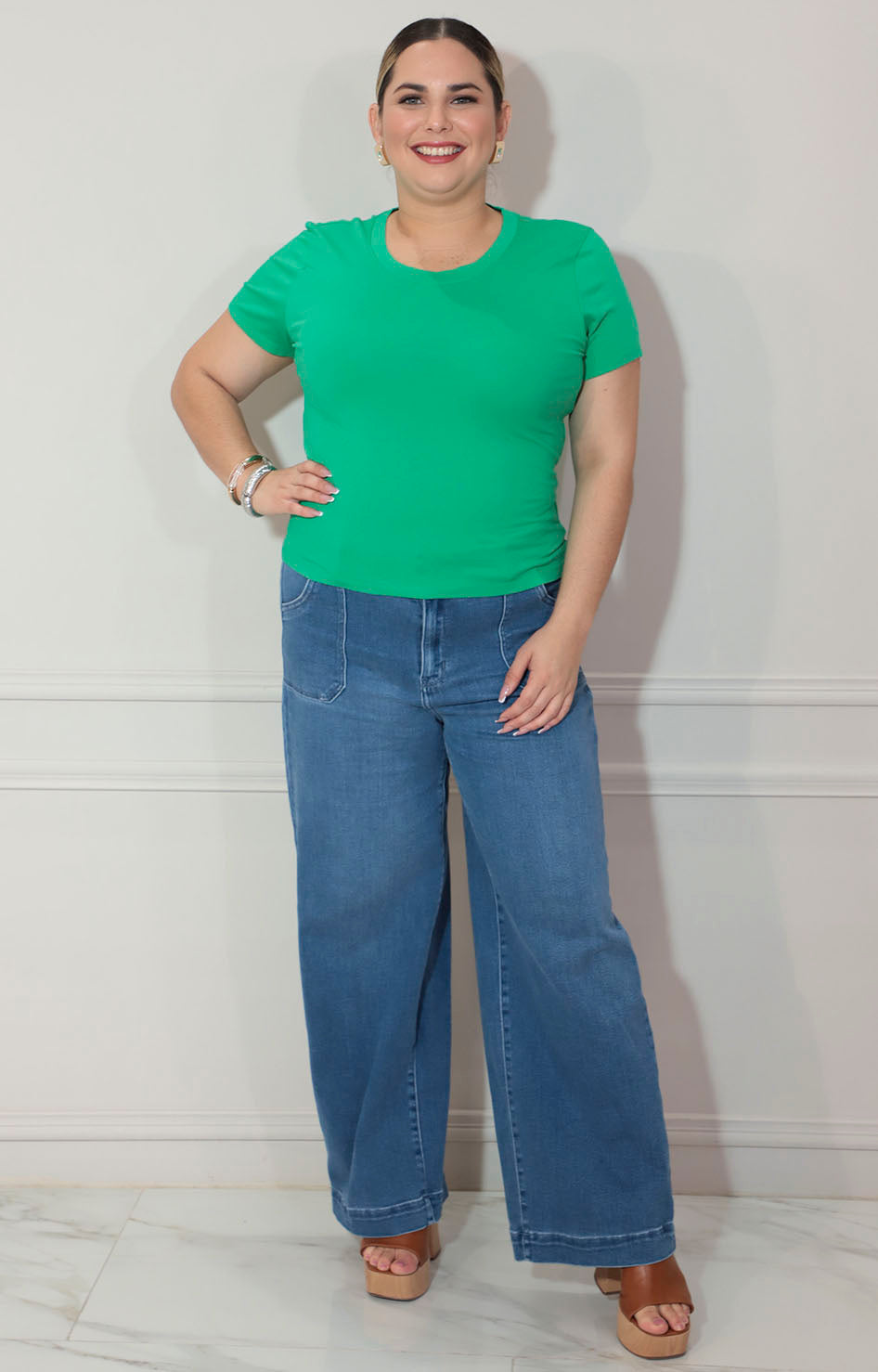 Blusa básica verde - BLUSA XL Boutiquemirel 