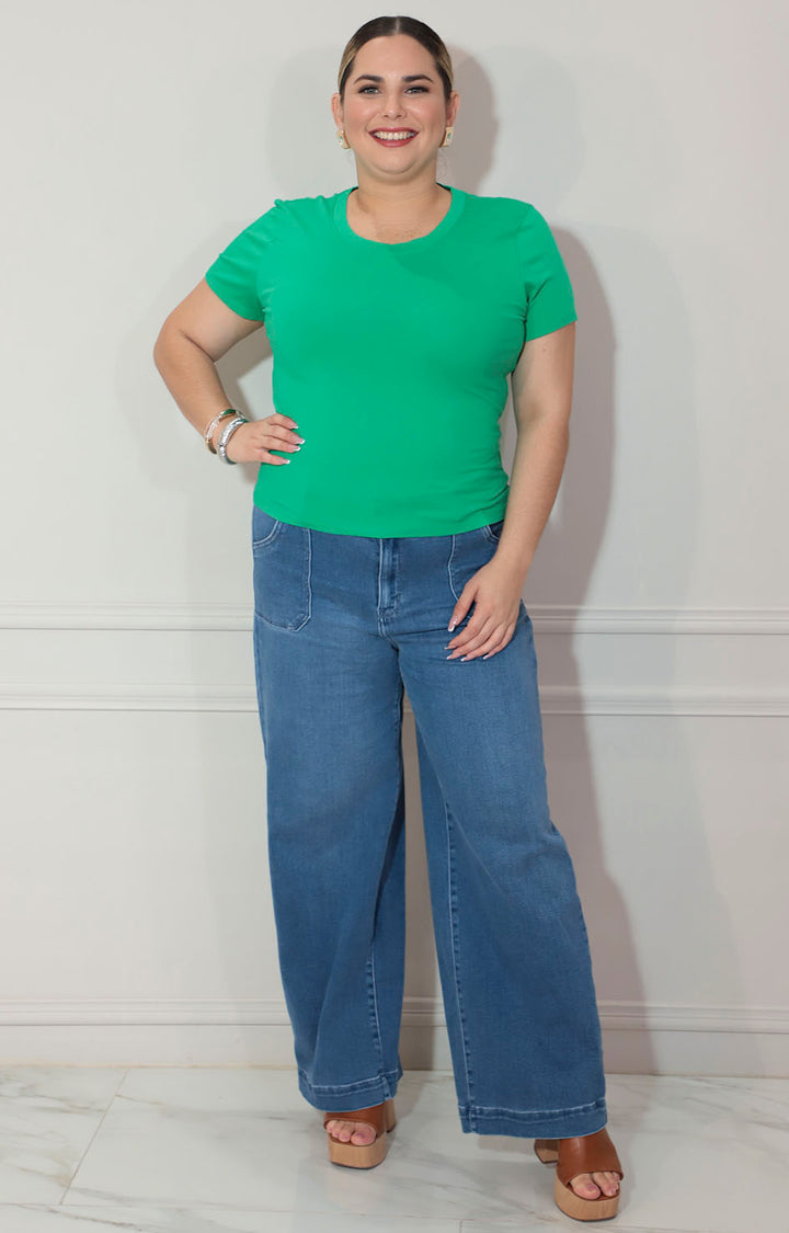 Blusa básica verde - BLUSA XL Boutiquemirel 