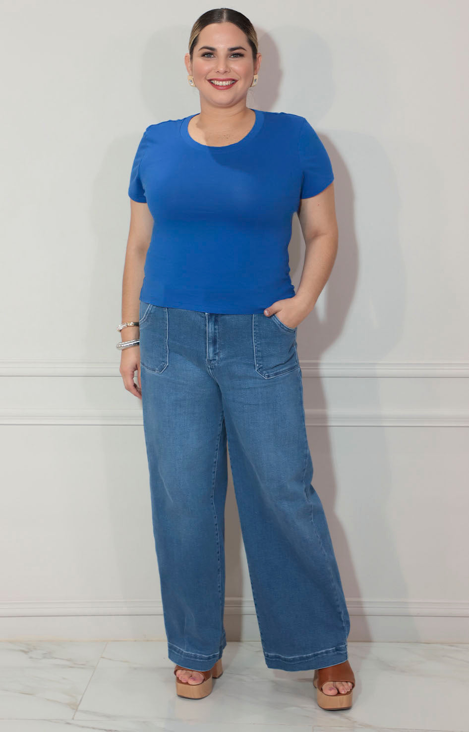 Blusa básica azul rey - BLUSA XL Boutiquemirel 