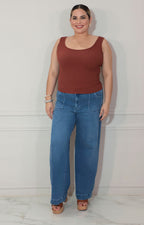 Blusa básica café - BLUSA XL Boutiquemirel 