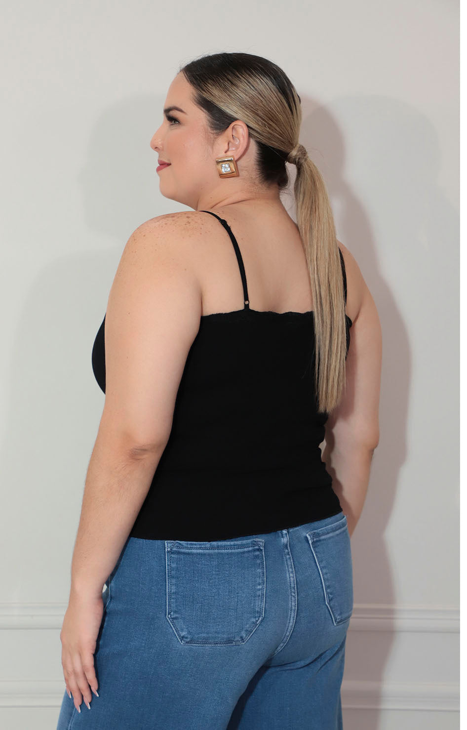 Blusa negra de tirantes - BLUSA Boutiquemirel 