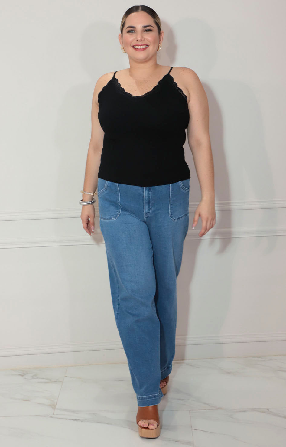 Blusa negra de tirantes - BLUSA Boutiquemirel 