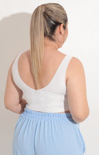 Top blanco basico - BRASSIER Boutiquemirel 