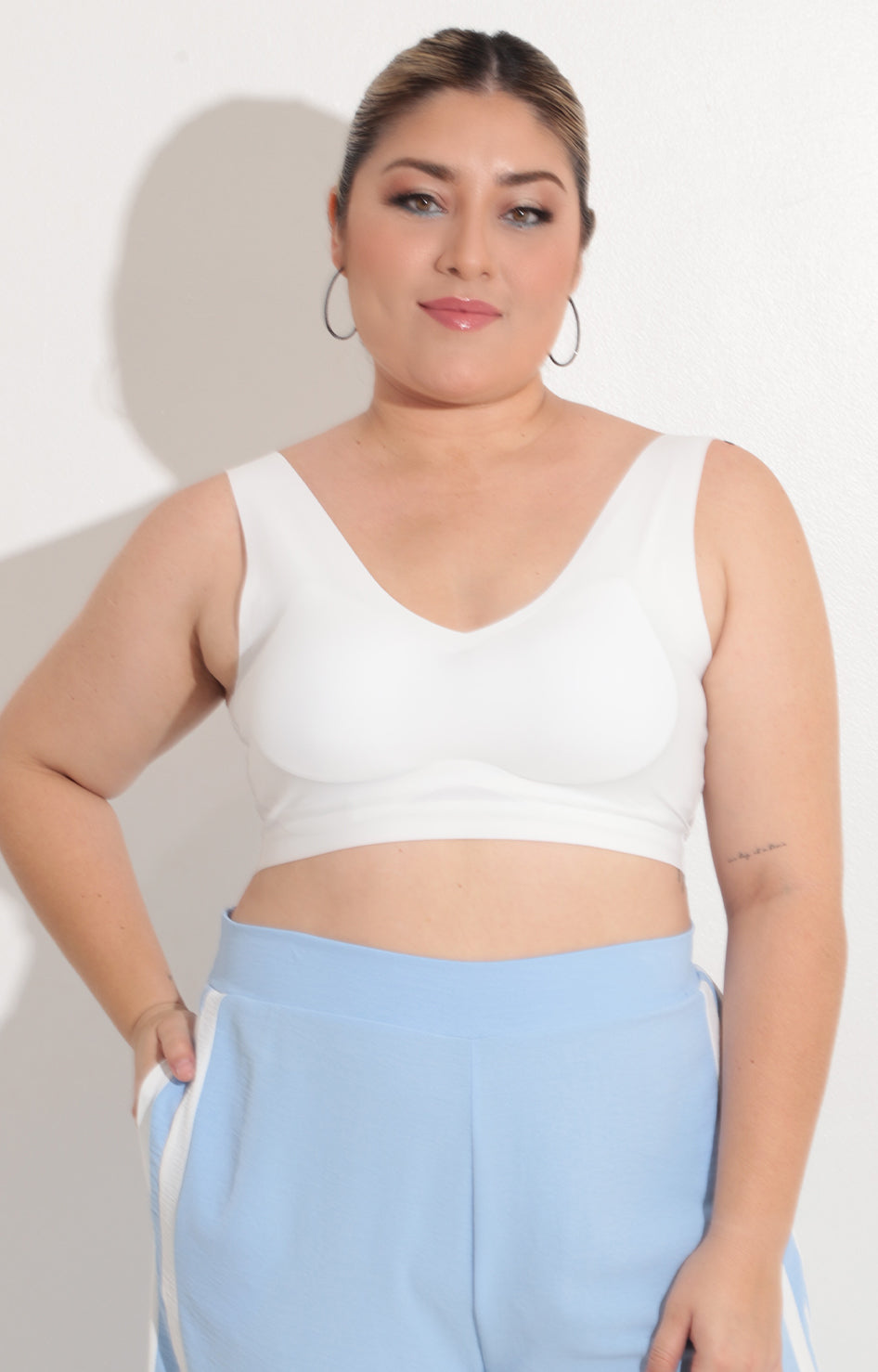 Top blanco basico - BRASSIER Boutiquemirel 