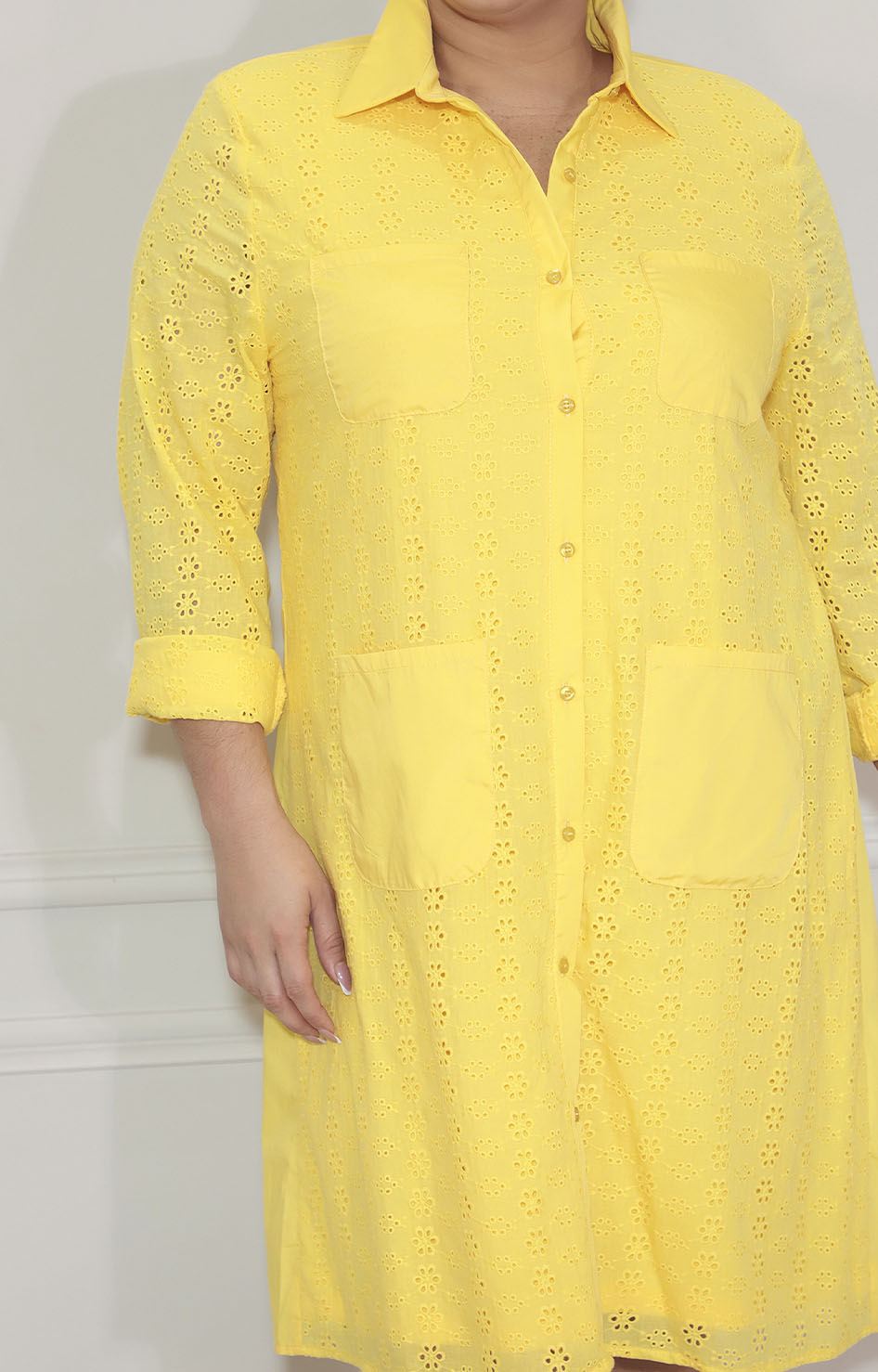 Vestido camisero amarillo - VESTIDO XL Boutiquemirel 