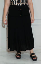 Falda boho negra - FALDA XL Boutiquemirel 